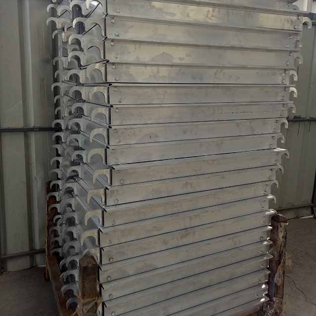 Planches de marche d'échafaudage de pont en aluminium avec crochet