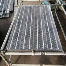 Planche de marche de planche d'échafaudage galvanisé avec crochet