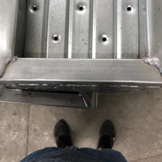 BS1139 Fermer les tableaux de marche d'échafaudage galvanisé