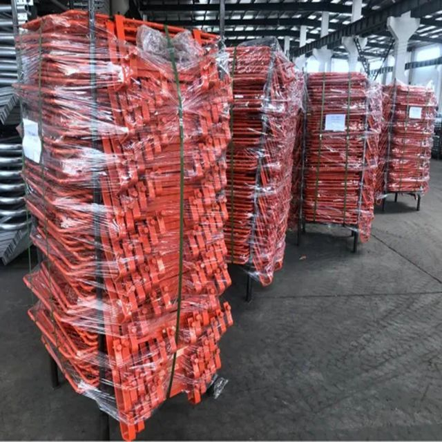 Porte de sécurité d'échafaudage enduit de poudre pour le bâtiment