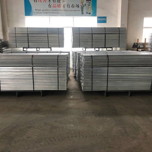 Cartes de marche d'échafaudage HDG 240 mm pour BS1139