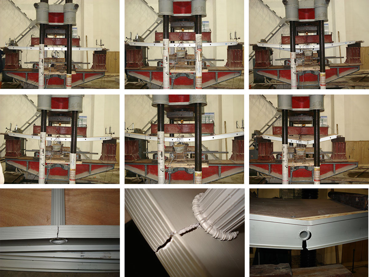 Planches de marche en aluminium