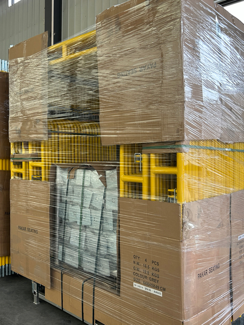 Crame de marche jaune