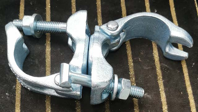 Échafaudage forgé de goutte coupleur pivotant galvanisé