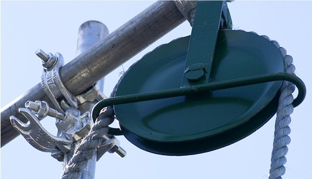 Alimenter les accessoires d'échafaudage enduit de poudre