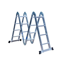 Échelle polyvalente en aluminium 4 * 4 étapes