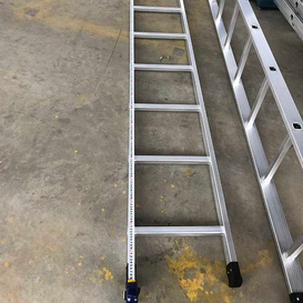 Échafaudage en aluminium 4m Échelle droite