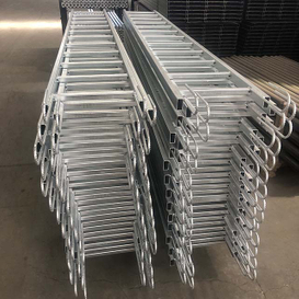 Échelle d'échafaudage HDG Straight Steel Sinder