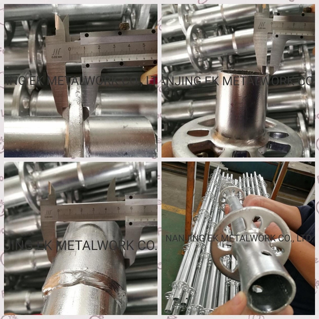 Standard en acier galvnis&eacute; pour l'&eacute;chafaudage Ringlock1 