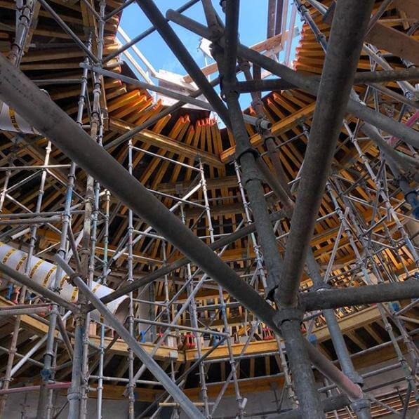 Syst&egrave;me d'&eacute;chafaudage &agrave; cuplock