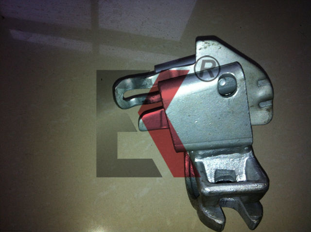 Coupleur unique à forage à goutte avec collisation d'échafaudage en acier de coin