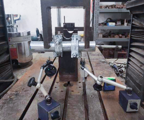  gravloc au test (test de glissement le long du tube une bride)