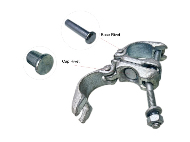 rivet de capuchon de coupleur pivotant2