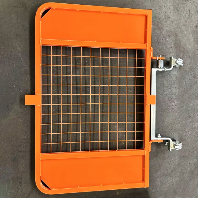 Porte d'&eacute;chafaudage orange 